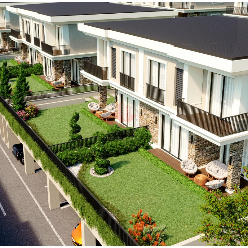 BAŞAKŞEHİR'DE ÖZEL MİMARİ TASARIMLI SİTE İÇİ ULTRA LÜKS VİLLA